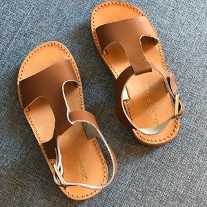 Freshly Picked tan sandals size 10 gently used